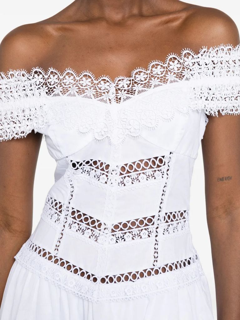 Vestido blanco corto 'Eliane' de Charo Ruiz Ibiza