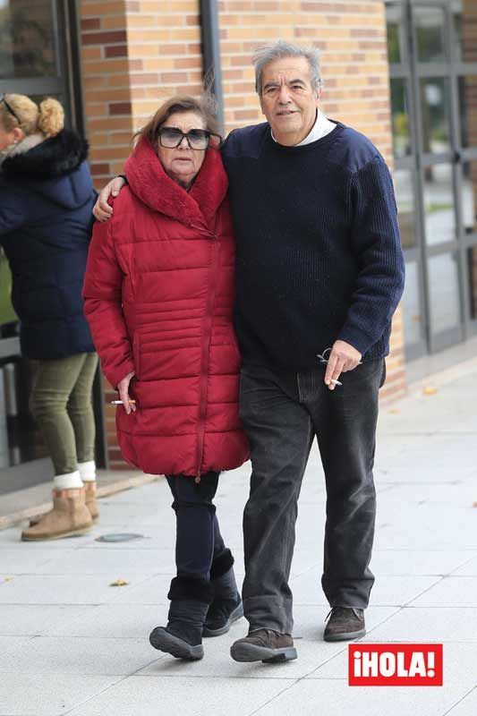 Teresa y Benito Rabal, desolados en el último adiós a su madre Asunción Balaguer