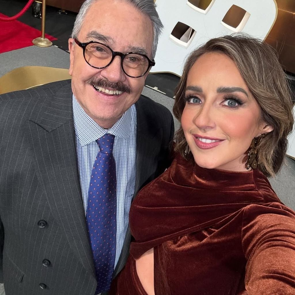 'La Choco' y Pedrito durante el festejo de los 30 años.