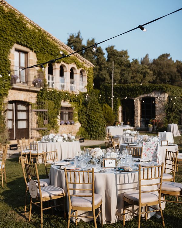 Decoración de bodas en exterior