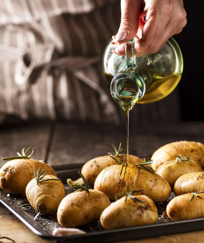 Patatas Hasselback.