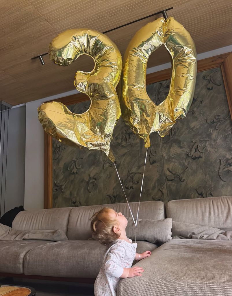 En su cumpleaños 30, Lele estuvo acompañada de su amada hija Eloísa.