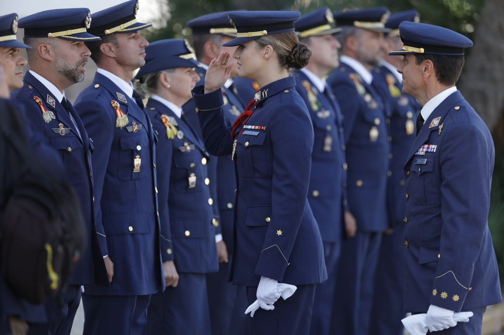 La princesa Leonor ingresa en la Academia General del Aire de San Javier