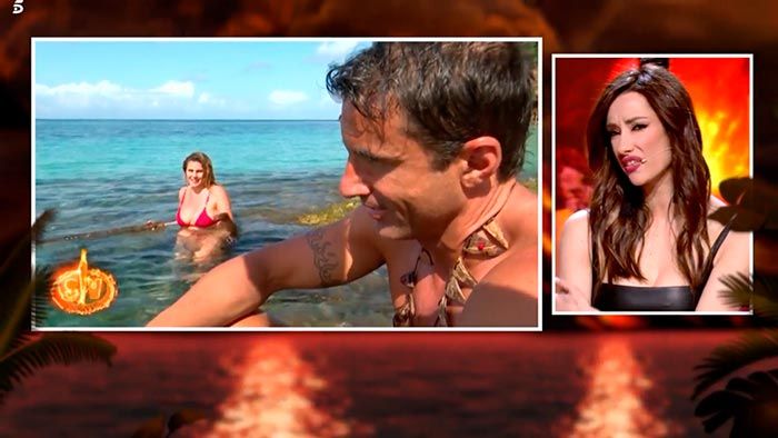 Hugo e Ivana en Supervivientes