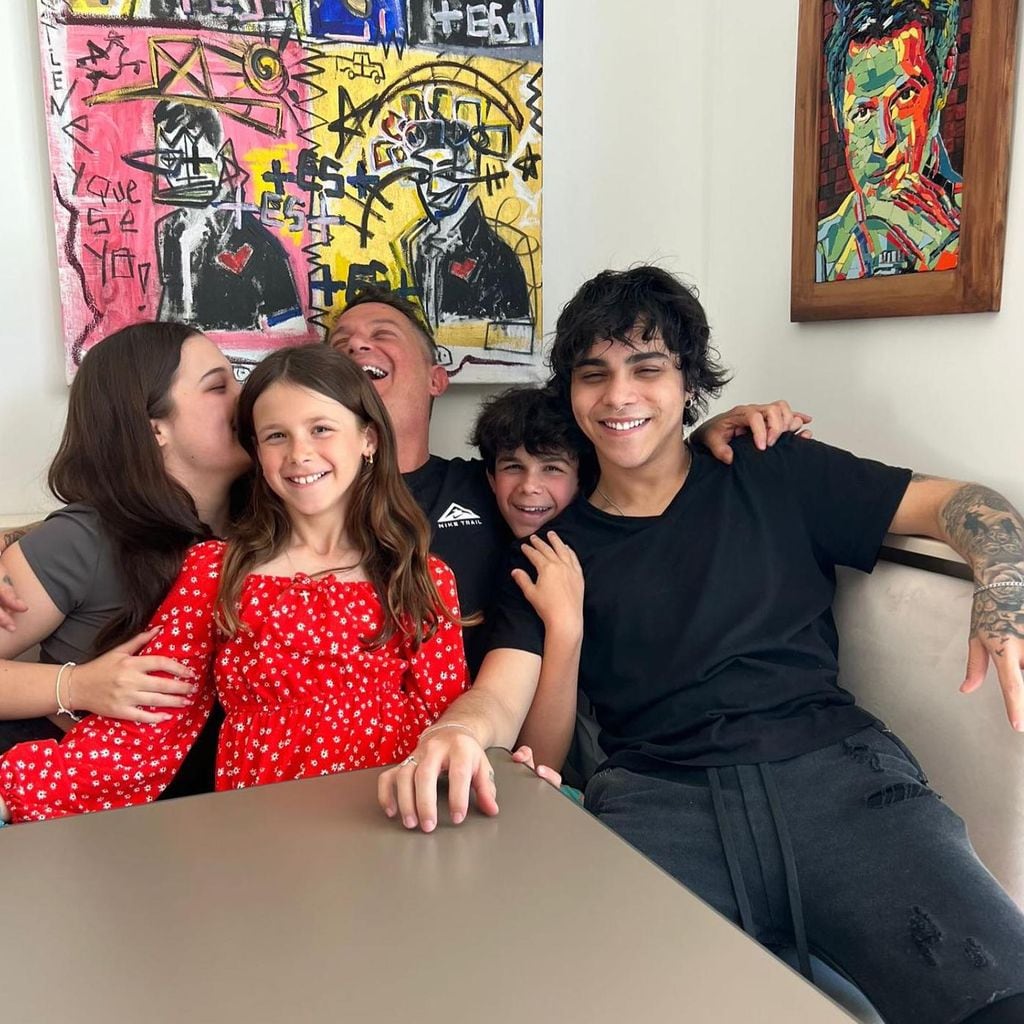 alejandro sanz y sus hijos
