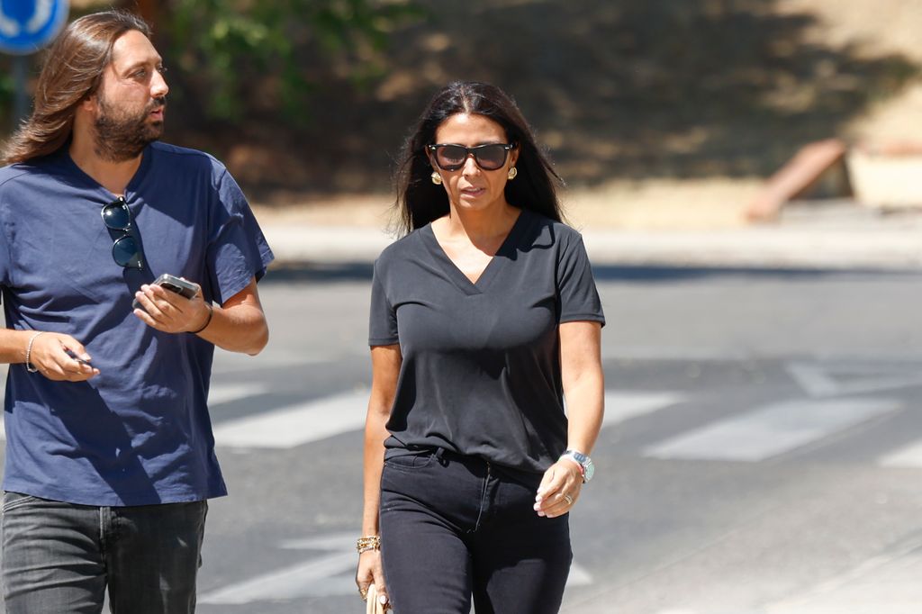Juan Carmona, junto a su mujer, Sara Verdasco