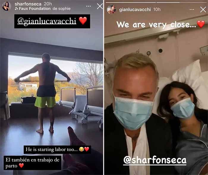  La romántica dedicatoria de Gianluca Vacchi a su mujer a punto de ser padres