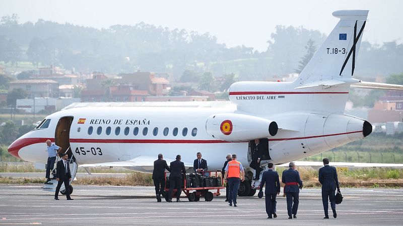 El nuevo avión en el que el Papa viajará a Roma, un Falcón del Ejército del Aire