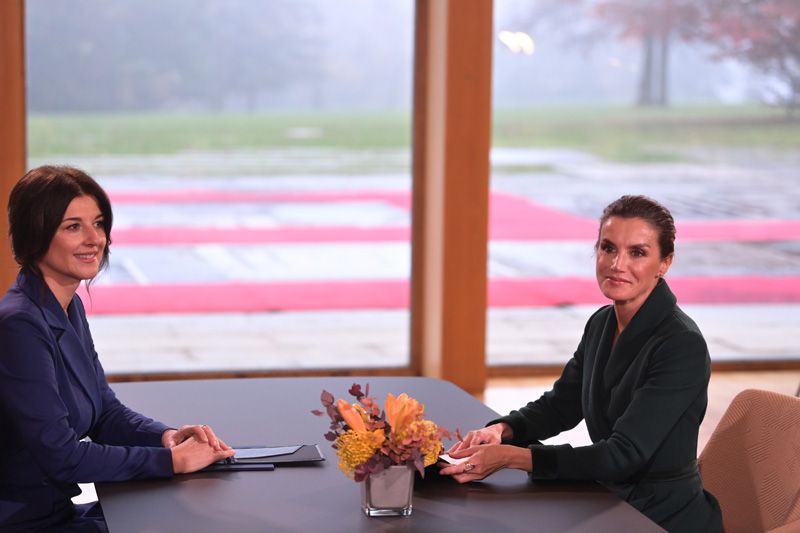 Doña Letizia con Sanja Music, primera dama de Croacia