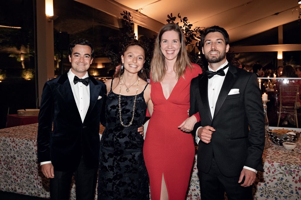 La princesa Leopoldina de Liechtenstein y su prometido, Bruno Walter Pedrosa João. 