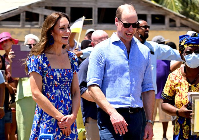 Los duques de Cambridge en Hopkins (Belice)