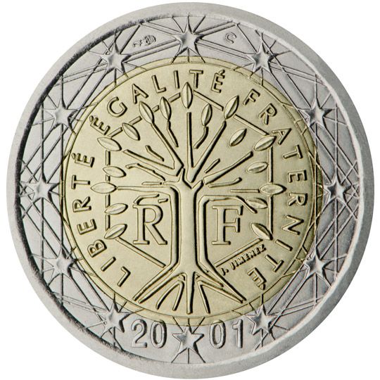Moneda especial 2€ Francia
