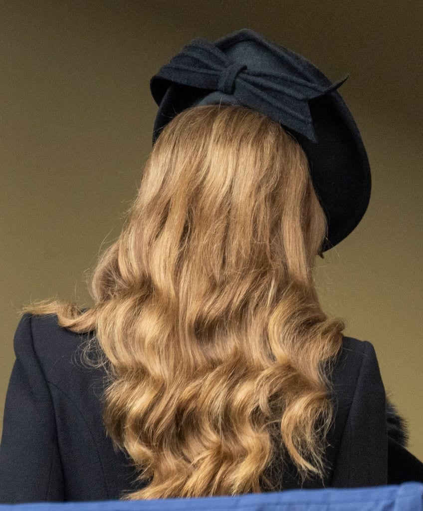 Kate Middleton, la princesa de Gales, en el Día del Recuerdo, Londres, 2025.