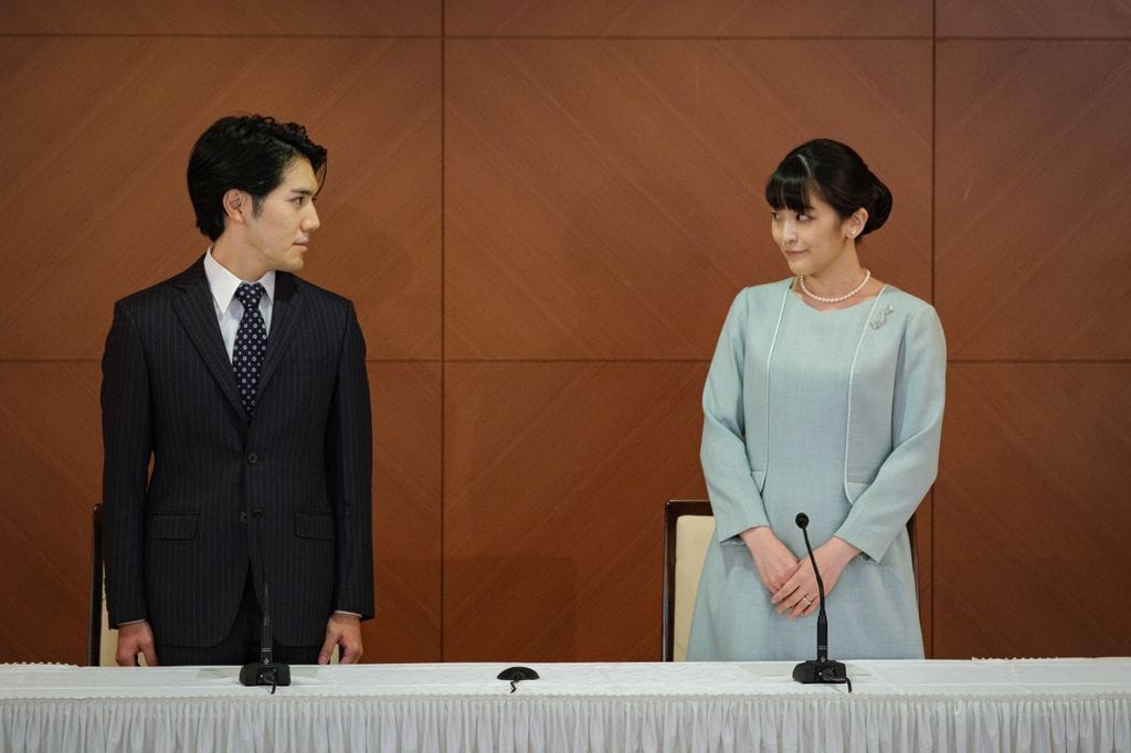 Rueda de prensa de Mako de Japón y Kei Komuro tras su boda el 26 de octubre de 2021