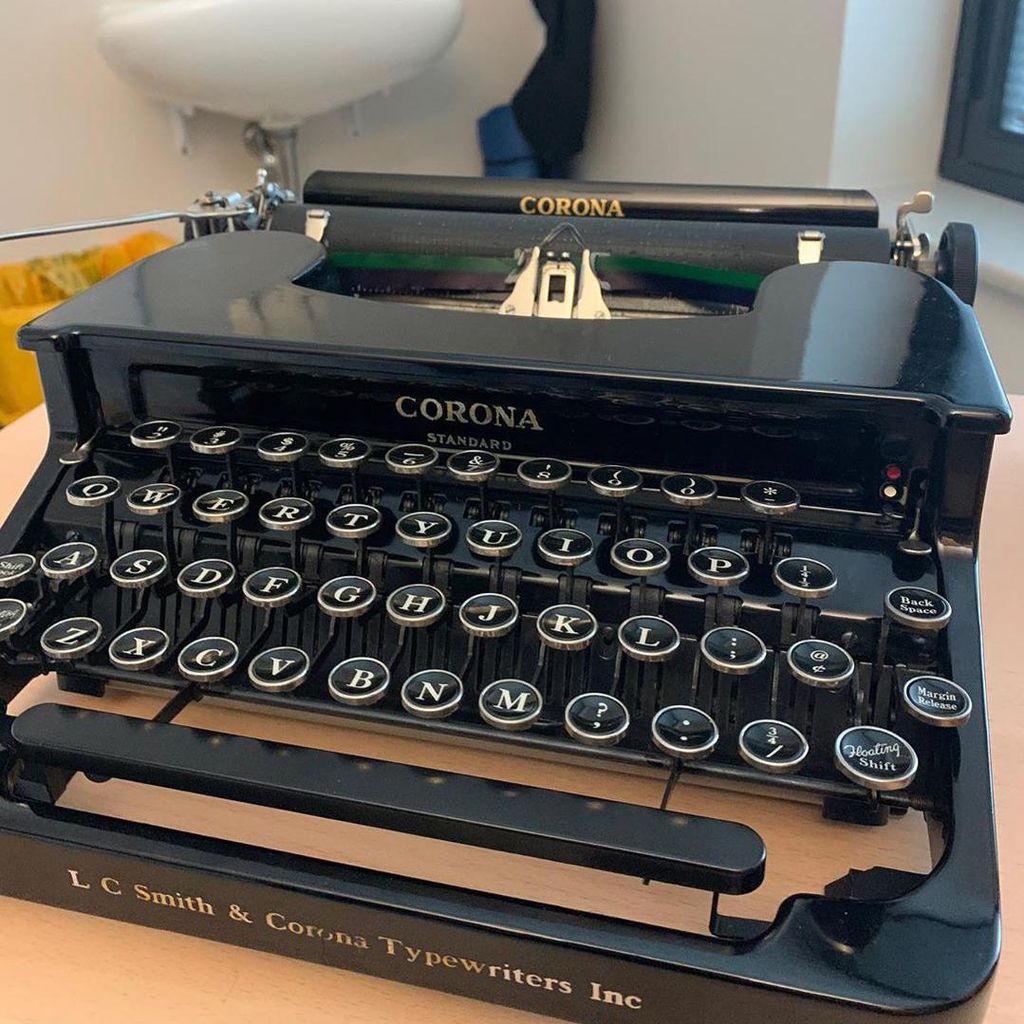 Tom Hanks máquina de escribir