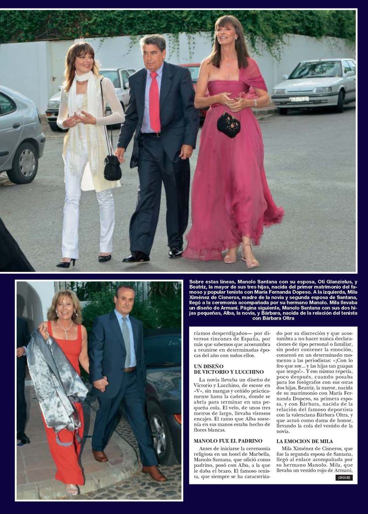 Boda Alba Santana junio 2006 Archivo ¡HOLA!