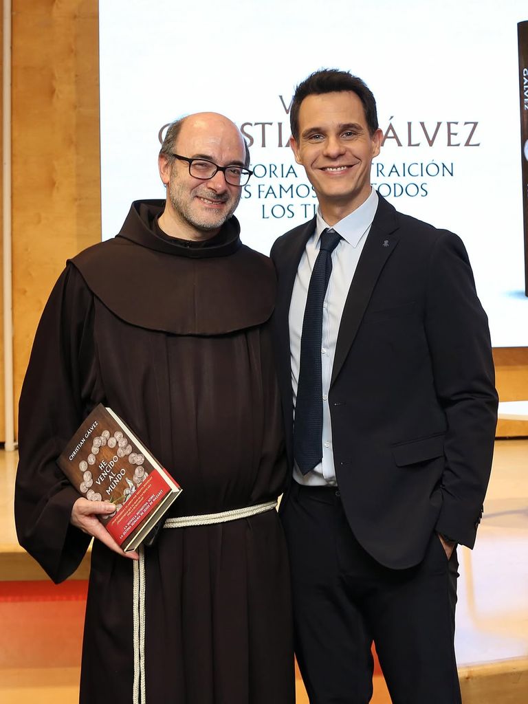 Christian Gálvez y fray Manolo Lama