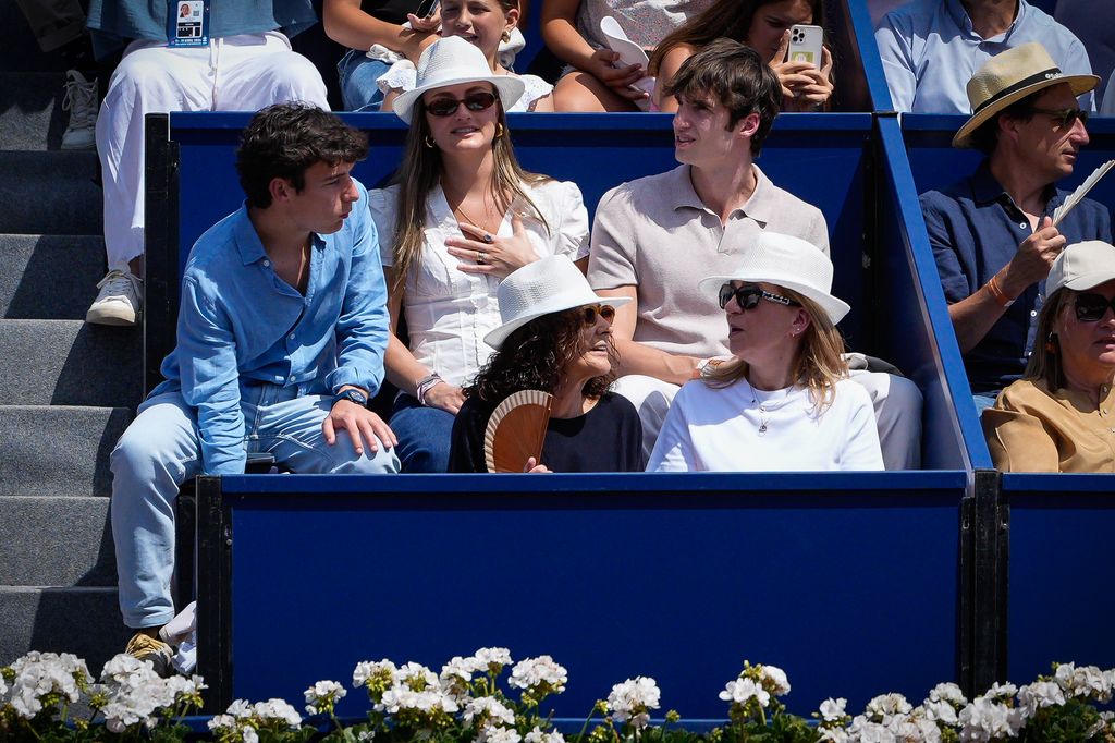 La infanta Cristina, con Pablo Urdangarin y Johanna Zott