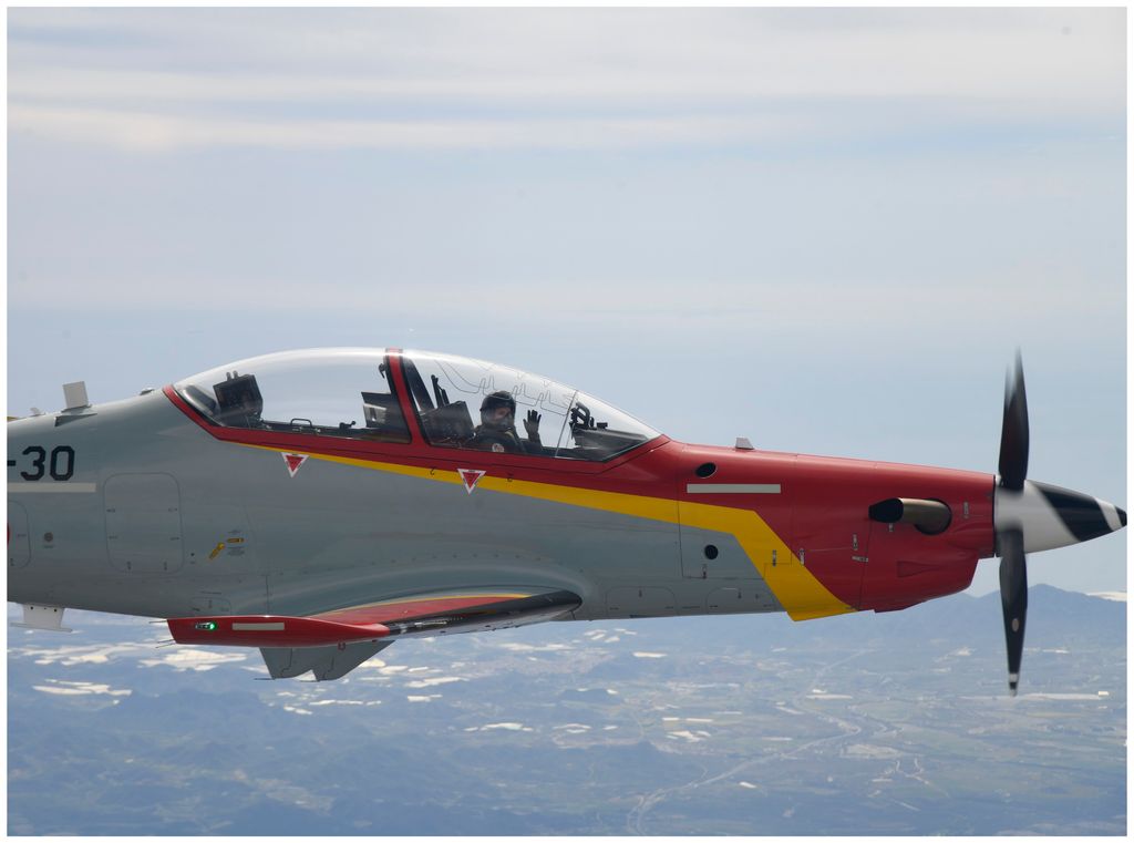 La princesa Leonor en su segundo vuelo como piloto