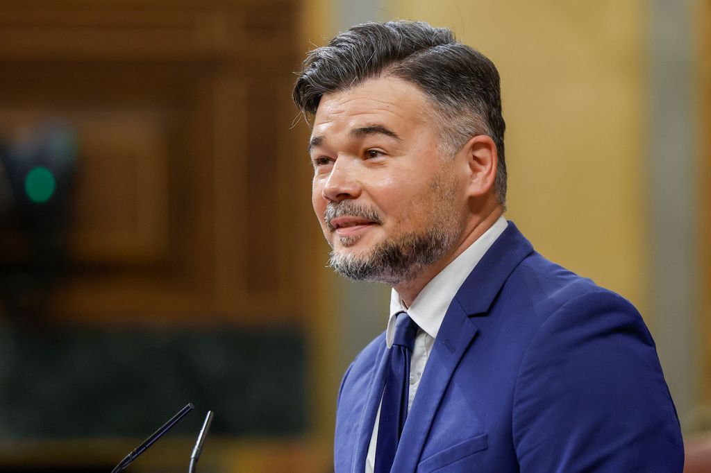Gabriel Rufián en el Congreso de los Diputados el pasado 2 de octubre