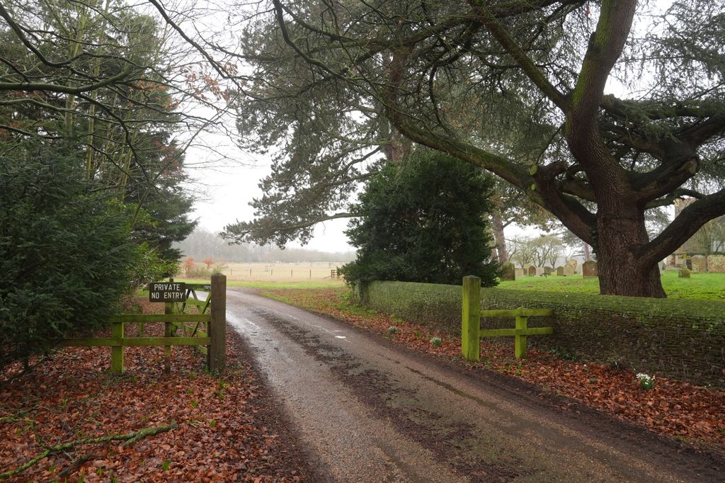 Entrada a la finca de Wood Farm, en Sandringham