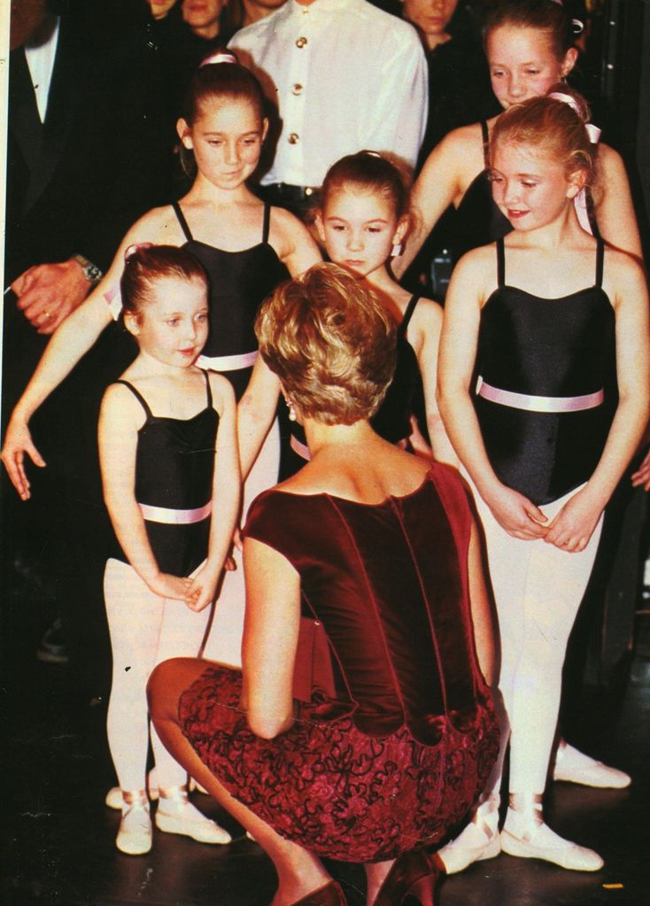 Lady Di en el ballet ¡HOLA! diciembre 1991