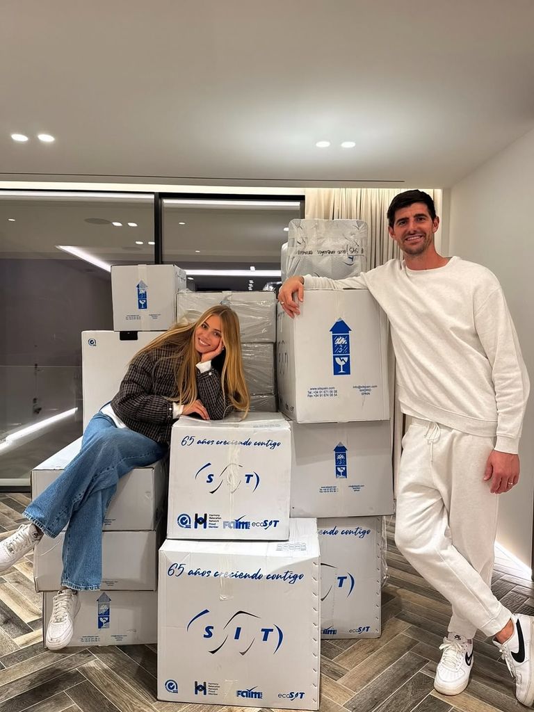 Thibaut Courtois y Mishel Gerzig anuncian su mudanzada