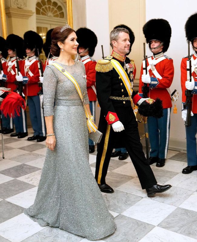 Cena de gala en Dinamarca por la visita de Estado de los reyes Felipe y Letizia