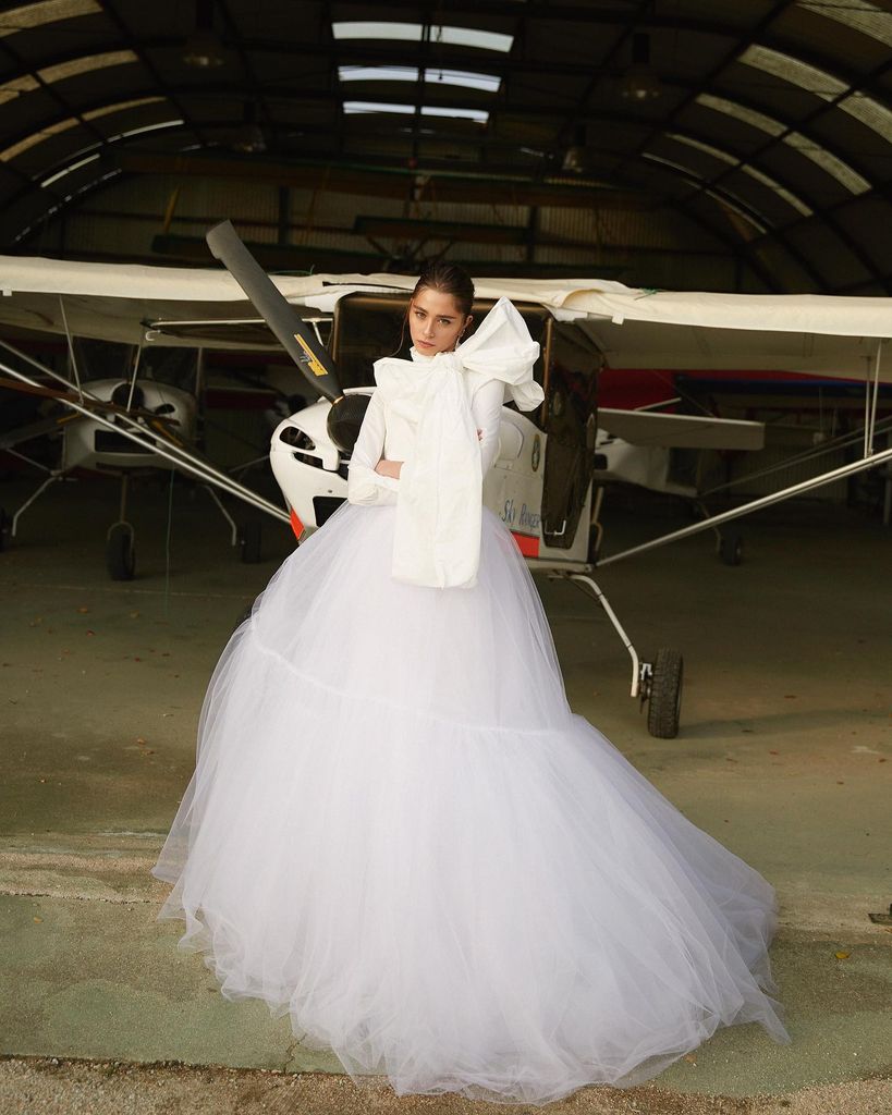 Vestido de novia de Paloma Reguillo
