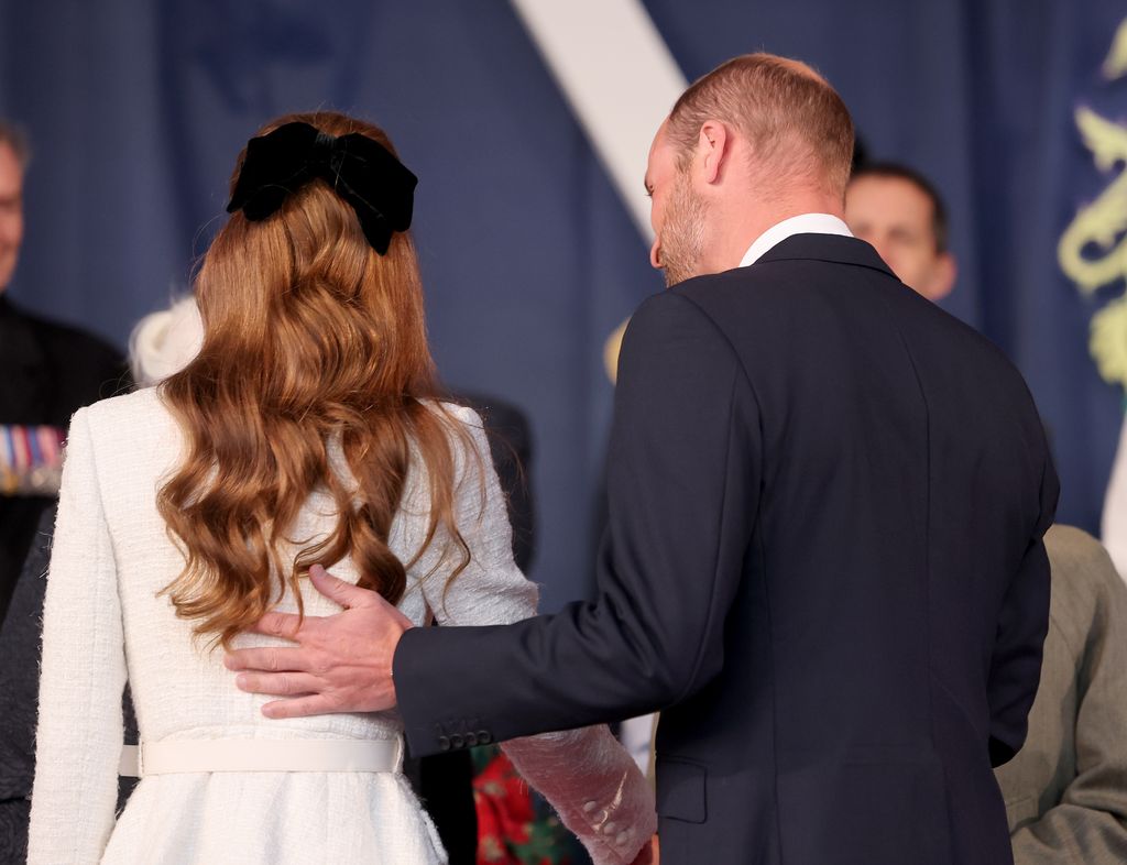 Kate Middleton y el Príncipe William en Londres, Inglaterra.