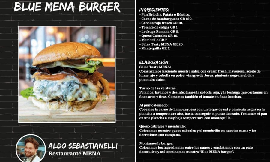 Hamburguesa Blue Mena Burger