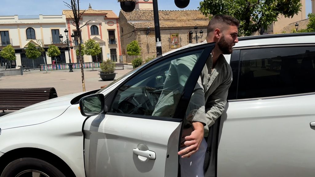 David Rodríguez, pareja de Anabel Pantoja y padre de su hija Alma, otro de los invitados a la comunión de Ana Rivera