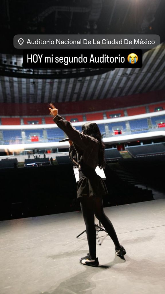 Cazzu compartió una carta en su segundo concierto en el Auditorio Nacional