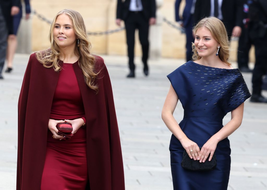 Elisabeth de Bélgica y Amalia de Holanda en Luxemburgo