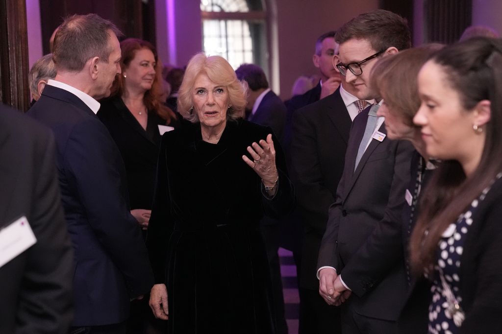 La reina Camilla visita el Sinfonia Smith Square Hall en Londres, el 19 de febrero de 2026