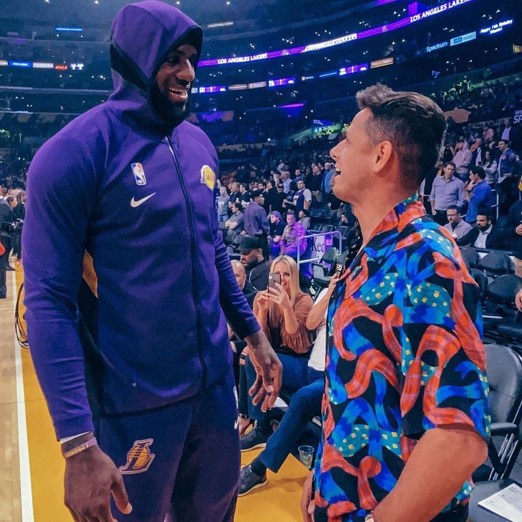 Chicharito Hernández y Lebron James