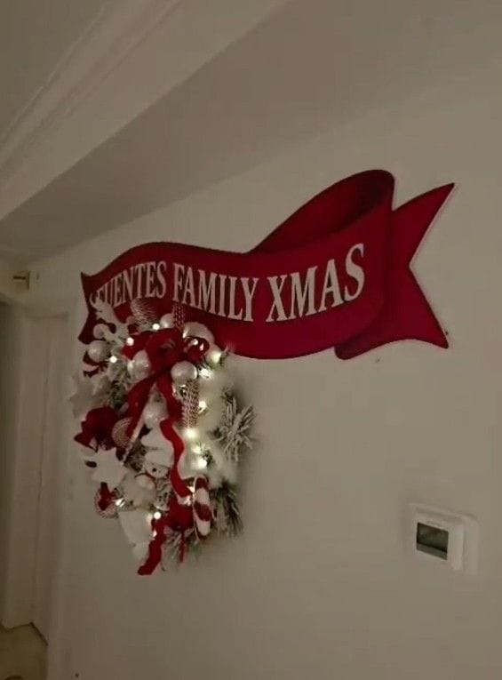 Jacky y Martín decoraron cada rincón para recibir las fiestas