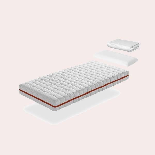Pack Colchon 80x160 Cama Infantil Altura 18 Cm Nuka Muelles