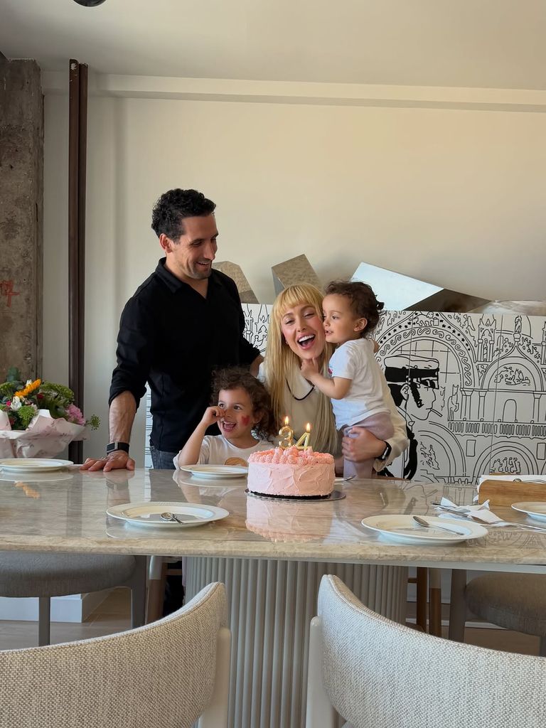 Ivana en el día de su 34 cumpleaños