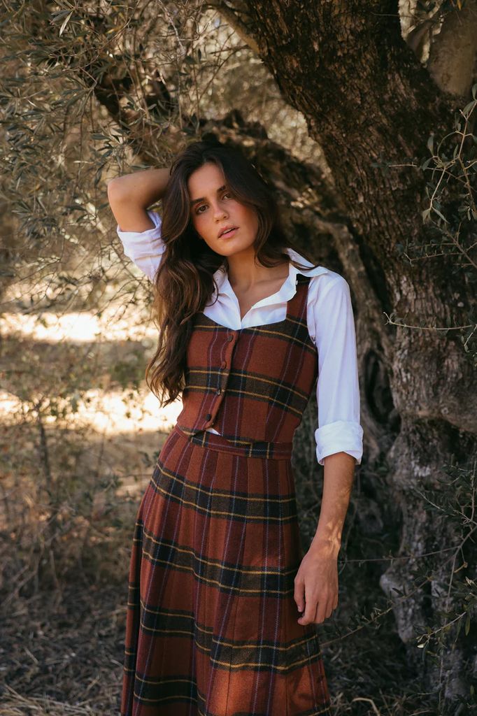 Look de tartán de Copines.