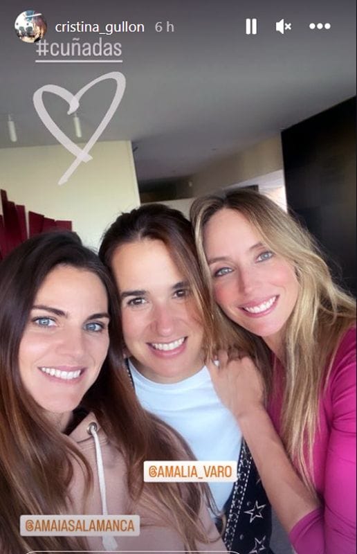 Amaia Salaanca en la baby shower de Cristina Gullón
