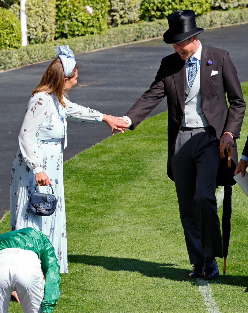 Guillermo de Inglaterra y Carole Middleton en 2024