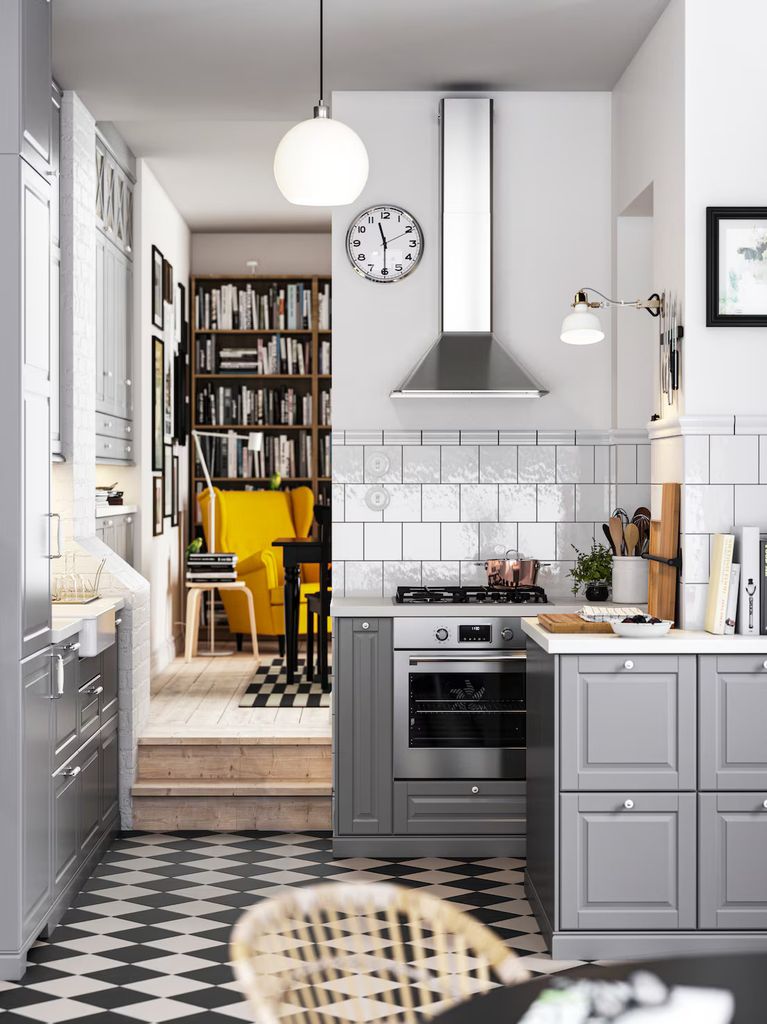 Cocina gris