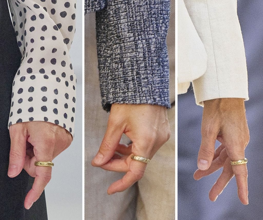 Las manos de la reina Letizia