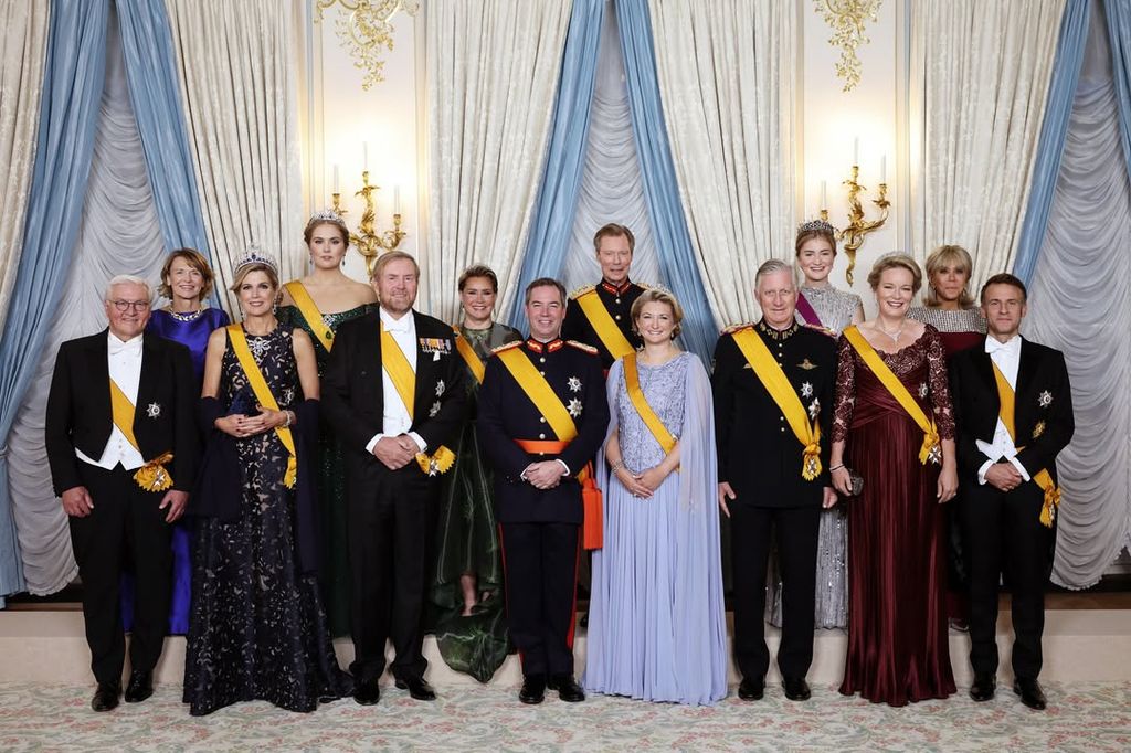 La cena de gala tras la abdicación en Luxemburgo