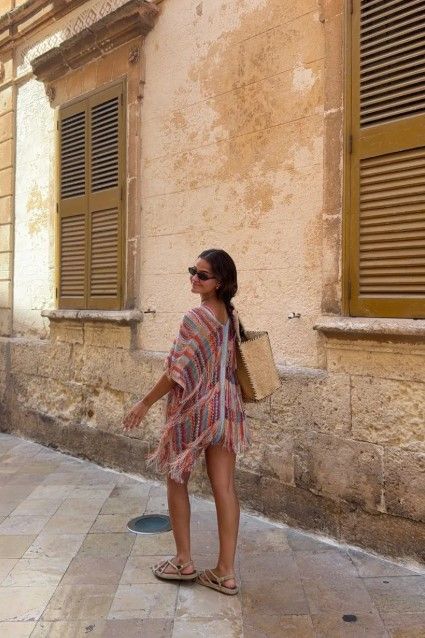 Laura Escanes, de vacaciones en Menorca