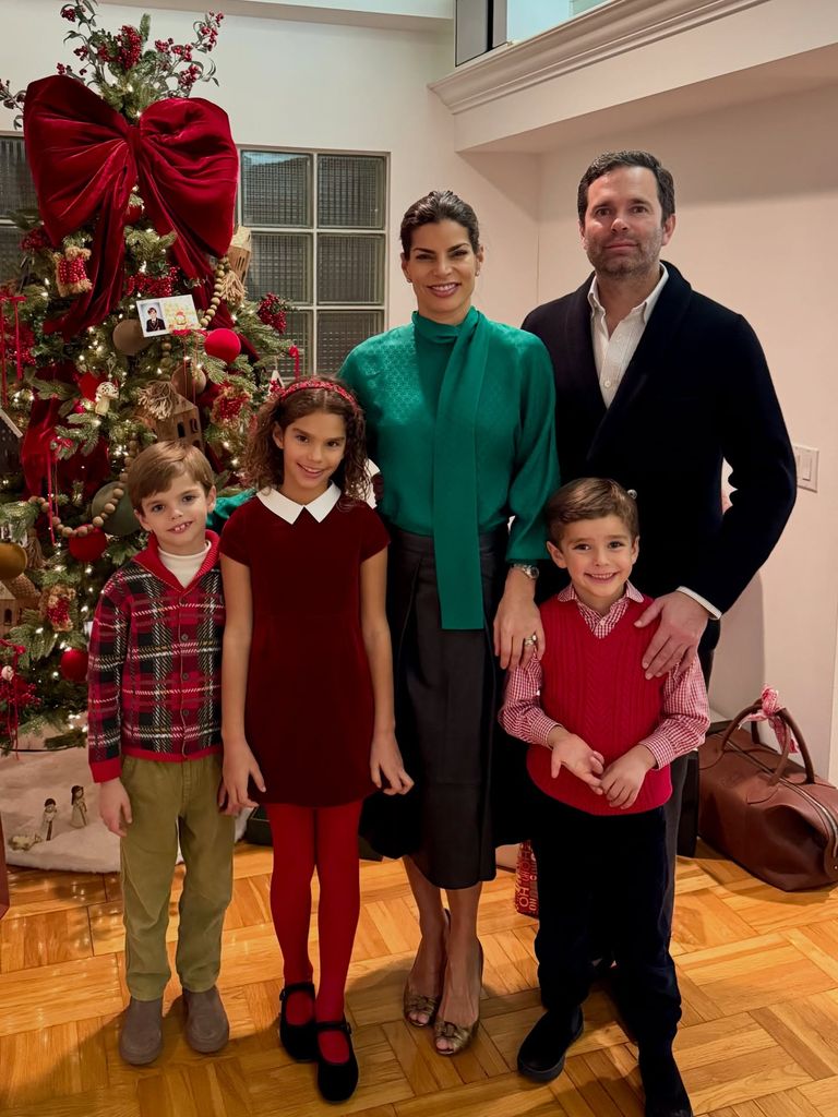 Bárbara Coppel en su nuevo posado familiar