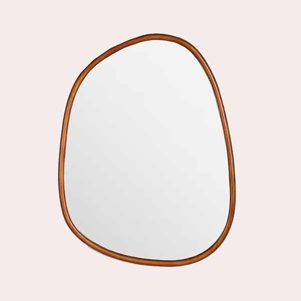 Orana Espejo Irregular de Madera de Pino Patinado Maisons du Monde