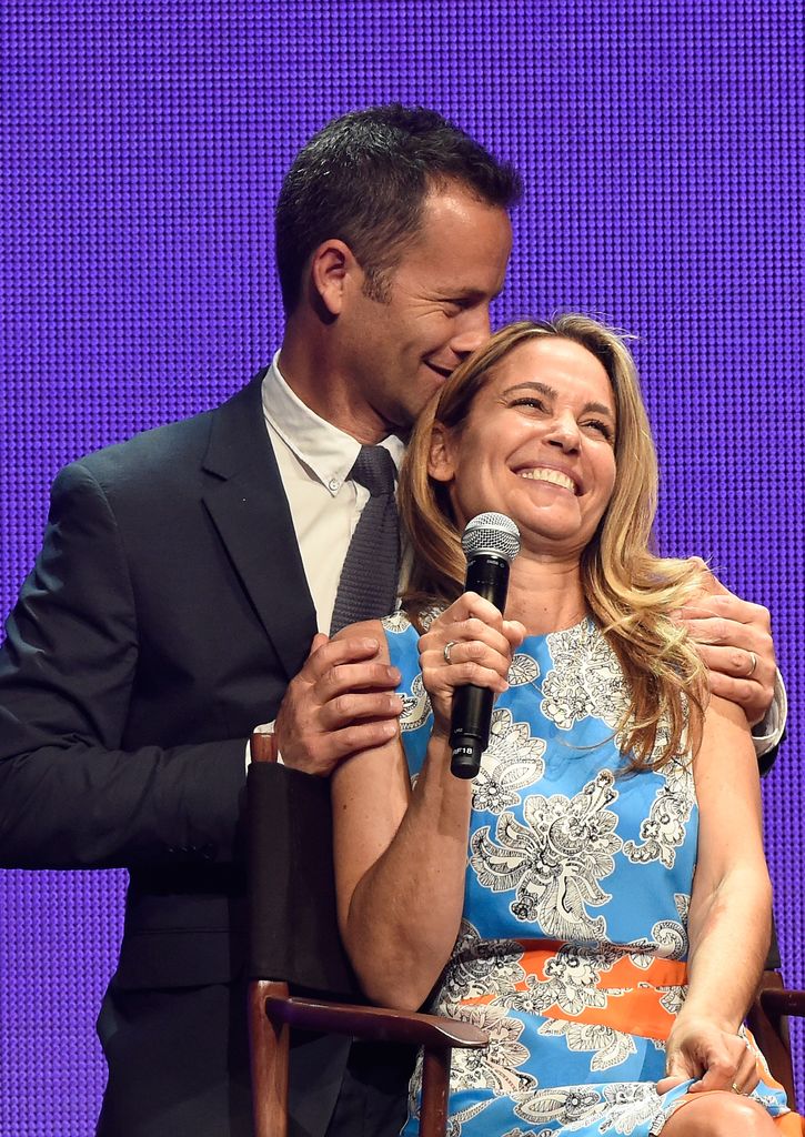 Kirk Cameroncon su mujer Chelsea Noble