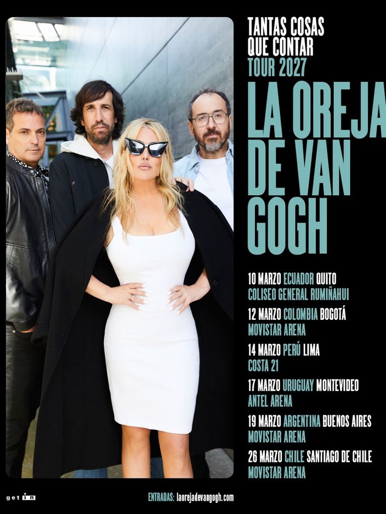 La Oreja de Van Gogh anuncia la primera mitad de su gira en Latinoamérica